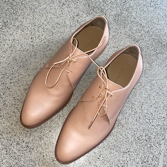 Everlane Leather Oxfords Size 7.5 New With Box And Dust Bag - Picture 6 of 13